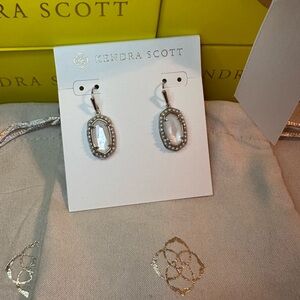 Kendra Scott Lee Pearl Drop Earrings NWT
